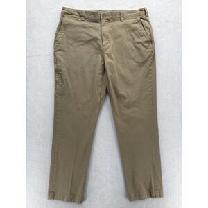 Duluth Flex Ballroom Khaki 2.0 Standard Fit Pants Mens 38x32 Beige Stretch Work
